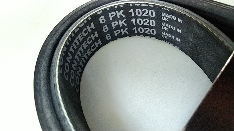 Contitech 6PK1020 — Made in UK — Lada Kalina Cross. Found on photo: 6PK1020, PK103
