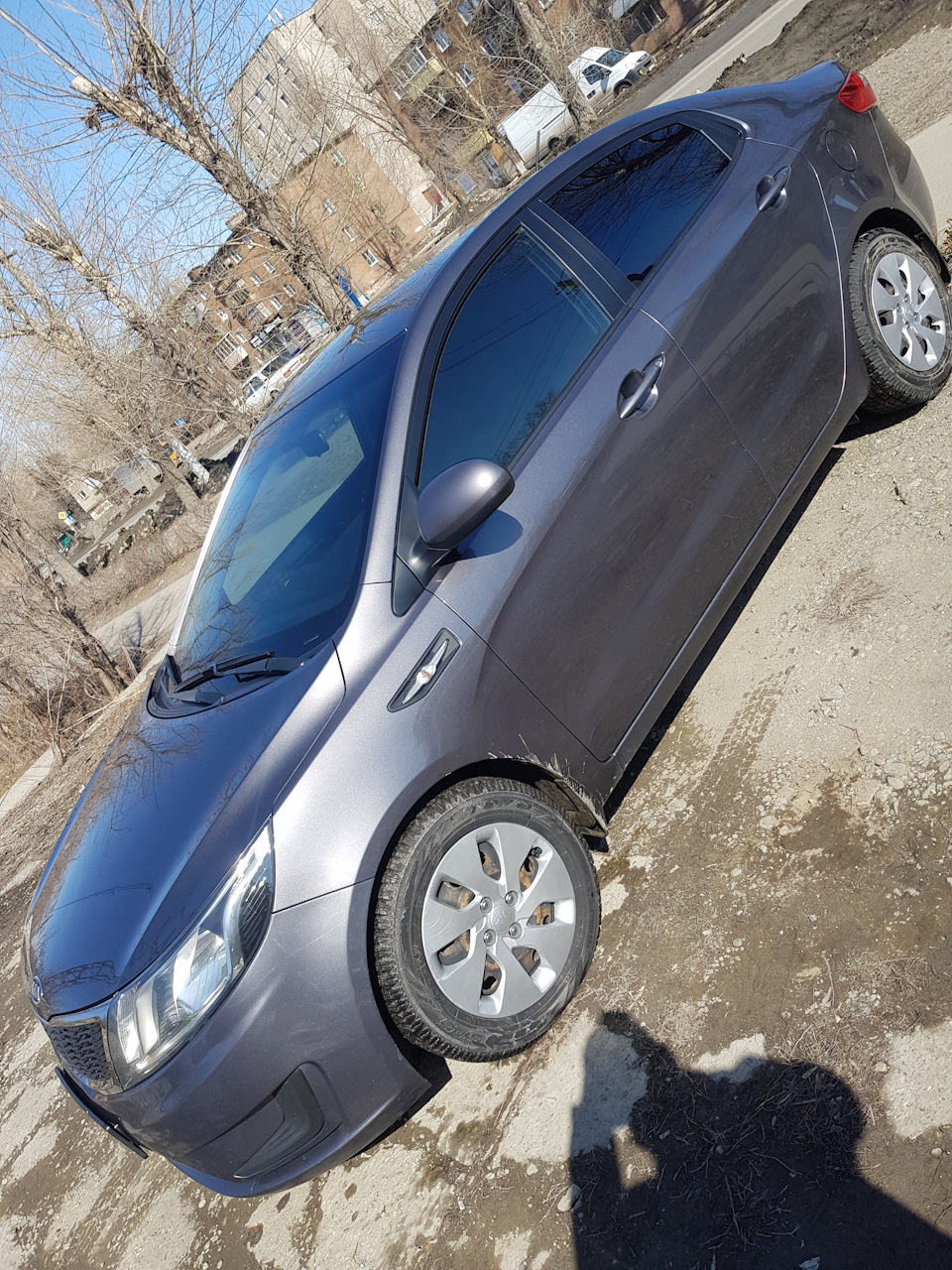 Растонировка тонировка в круг — KIA Rio (3G), 1,4 л, 2012 года | тюнинг |  DRIVE2