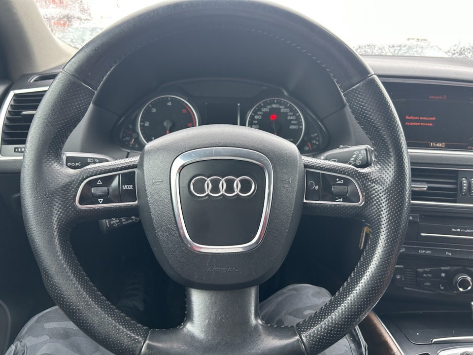 Перетяжка руля — Audi Q5 (1G), 3 л, 2010 года | аксессуары | DRIVE2