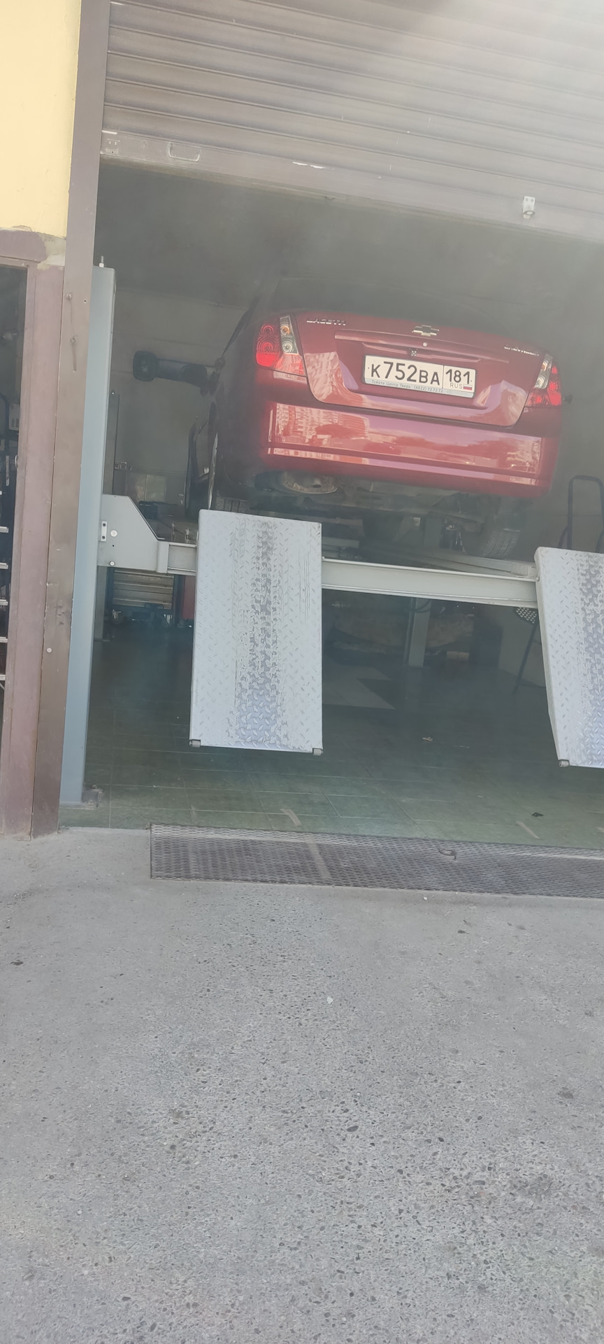 Диагностика ходовой — Chevrolet Lacetti Sedan, 1,4 л, 2006 года ...