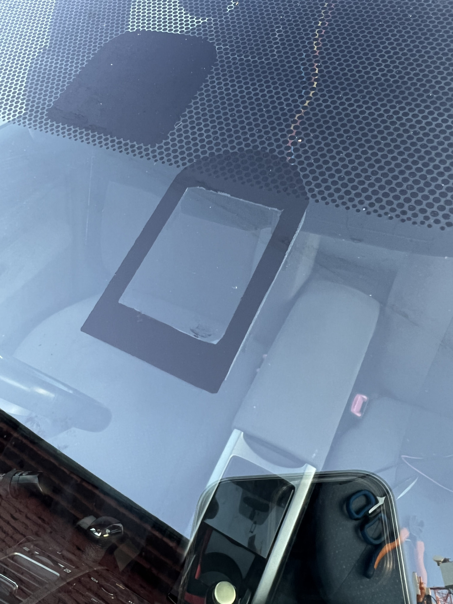 Приклейка датчика дождя — Toyota Prius (20), 1,5 л, 2006 года | своими ...