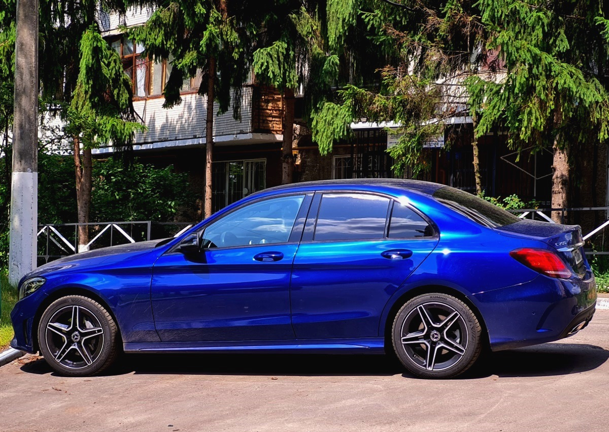 Посещение детейлинг-центра после поездки в Новомосковск. — Mercedes-Benz  C-class (W205), 1,5 л, 2019 года | наблюдение | DRIVE2