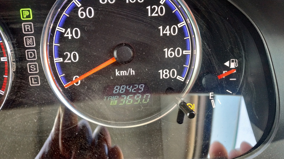 Замер расхода топлива. — Mazda Demio (2G), 1,3 л, 2006 года ...