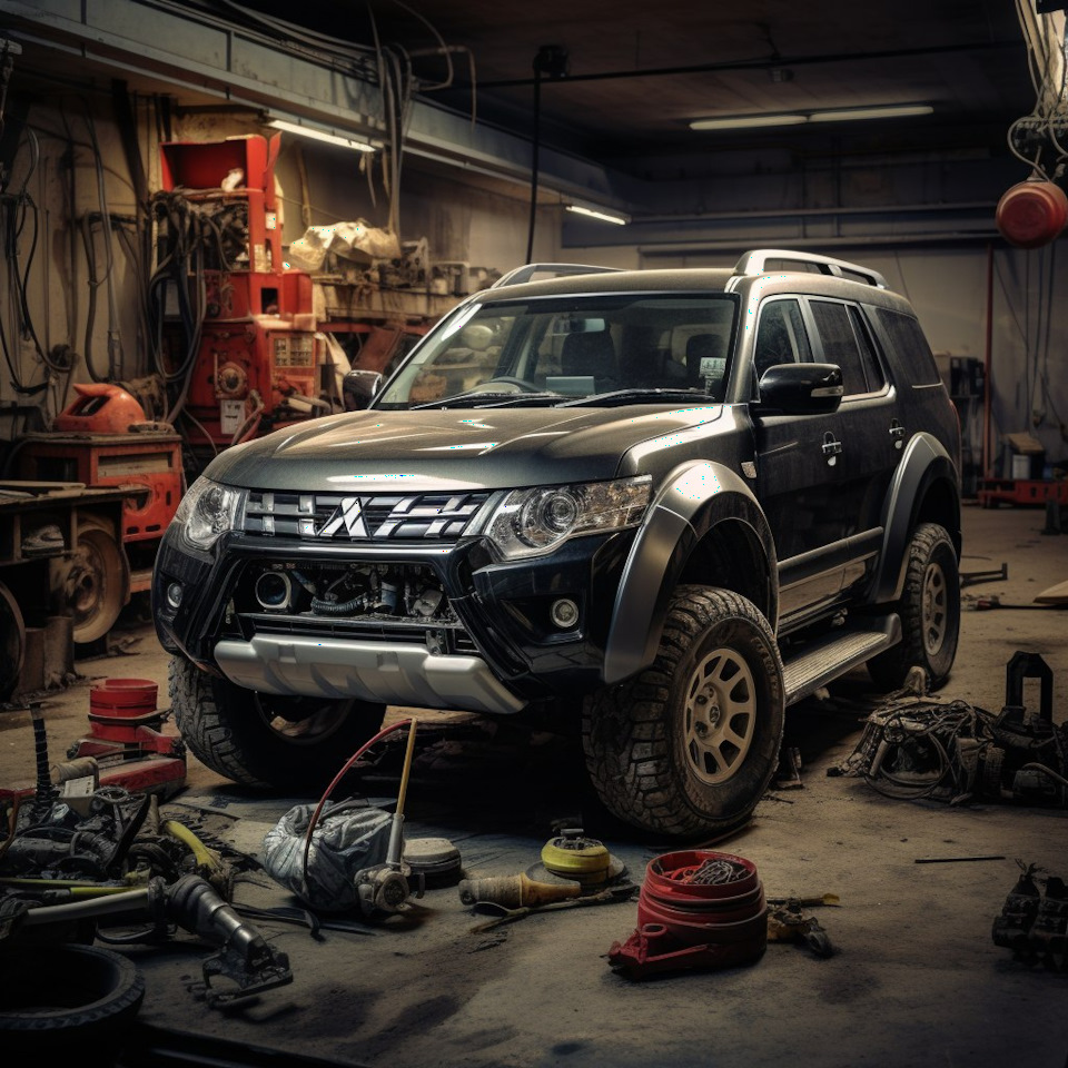 Щелчки в переднем мосту — Mitsubishi Pajero (4G), 3 л, 2013 года | поломка  | DRIVE2