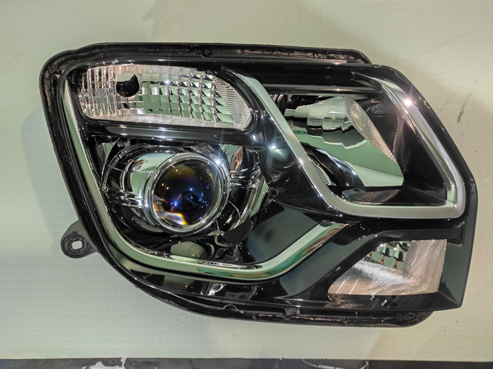 Bi-Led (Би-лед) линзы в ближний свет Рено Дастер — Renault Duster (1G ...