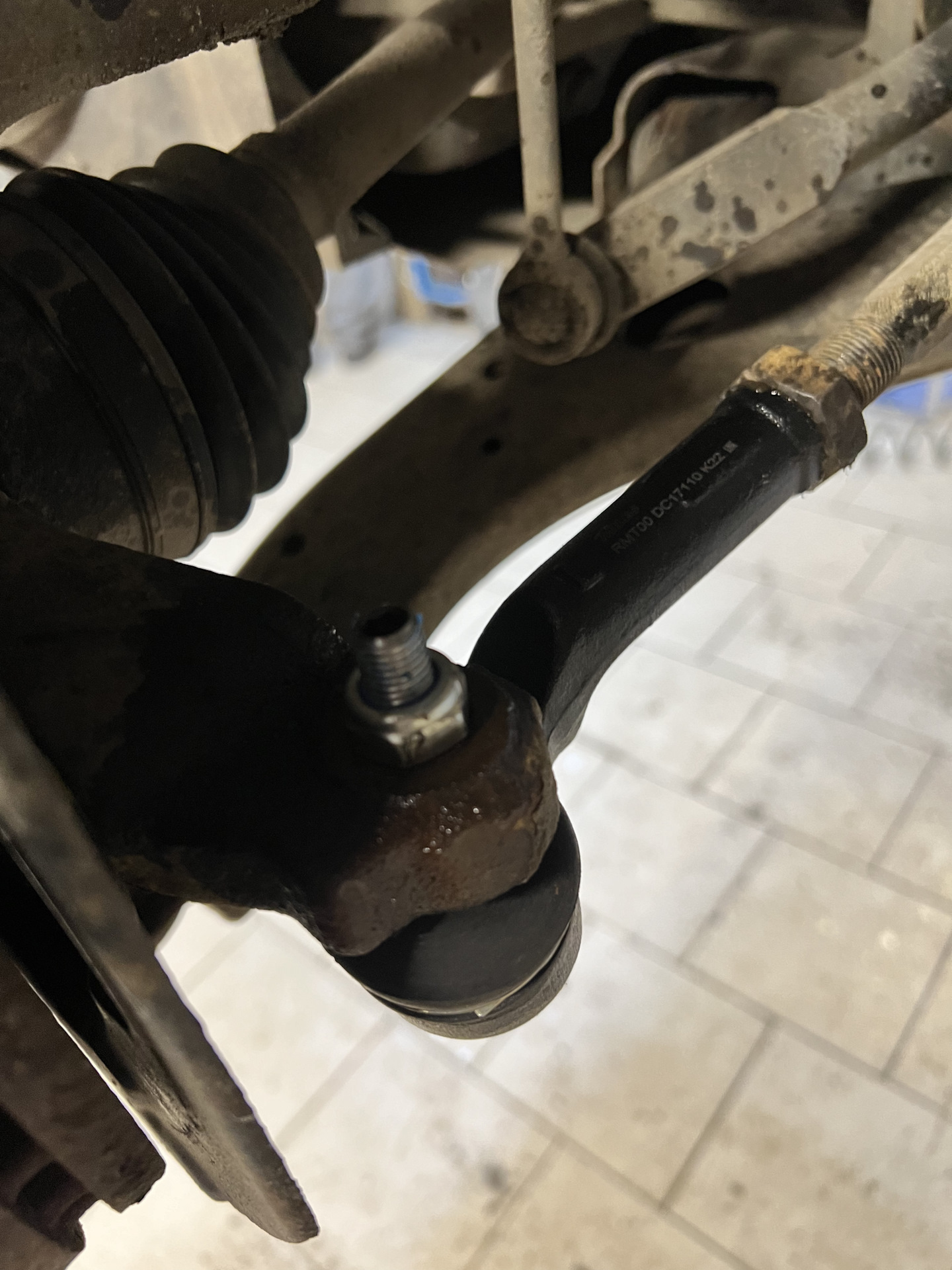 #25 замена рулевых наконечников и не только — Mazda 3 (2G) BL, 1,6 л ...