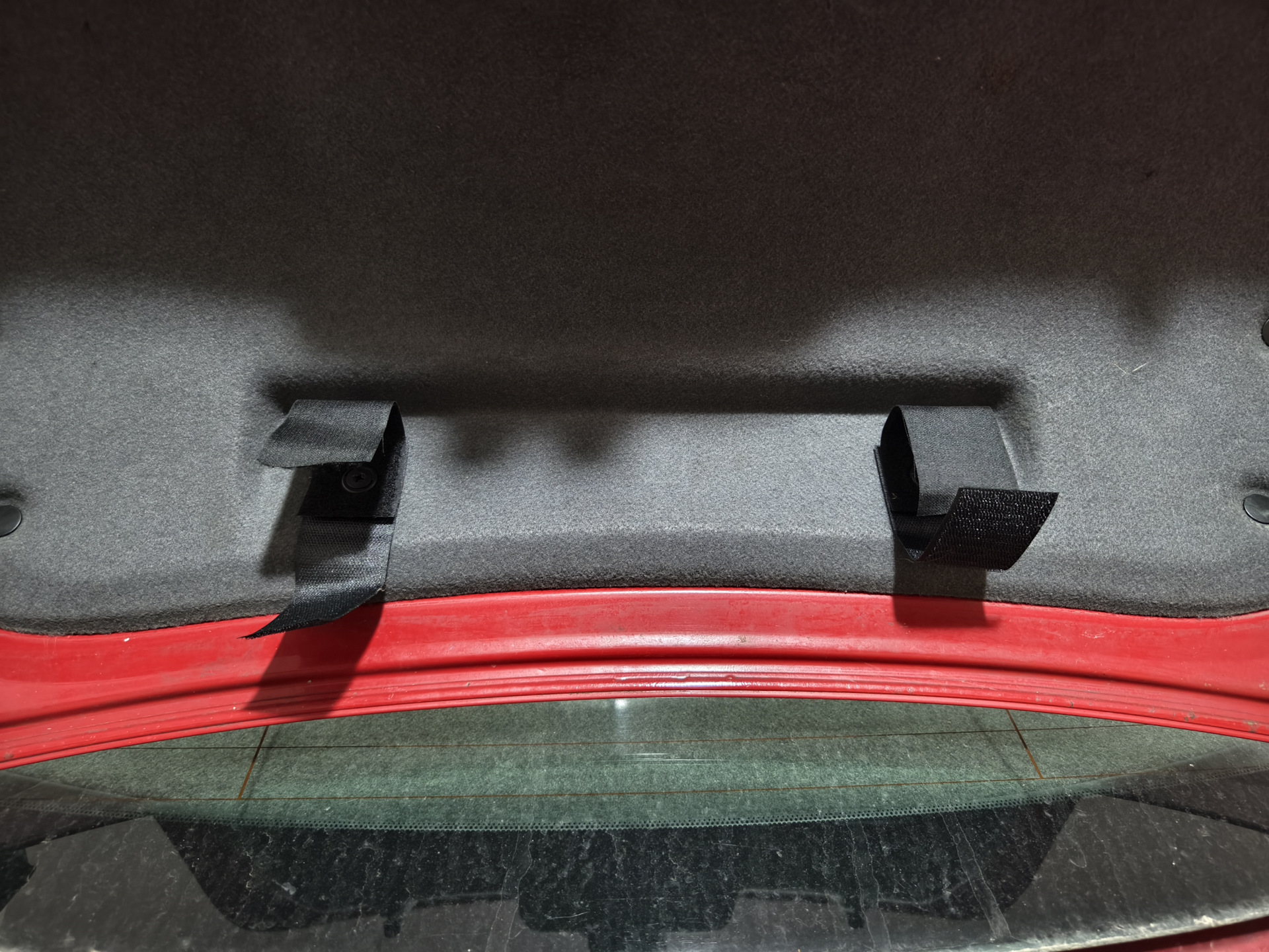 11. Hand made крепление знака аварийной остановки. — Volvo S40 (2G), 2 ...