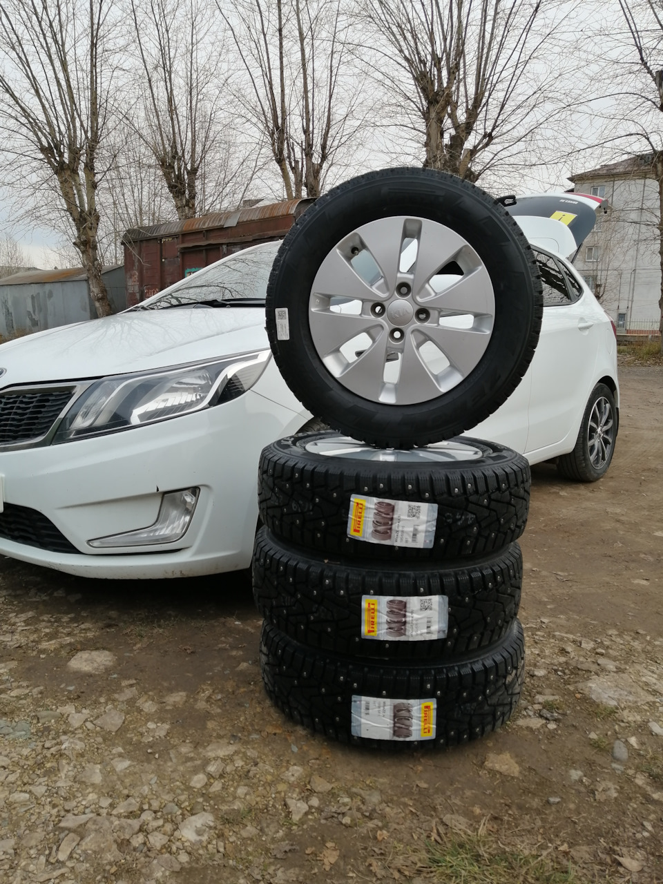 5️⃣5️⃣Wildberries привез мне Pirelli Ice Zero. Новая зимняя резина. — KIA  Rio (3G), 1,6 л, 2014 года | шины | DRIVE2