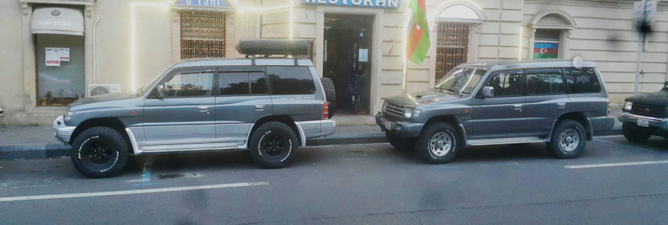 Поменял шины на МТ 285/75 R16 — Mitsubishi Pajero (2G), 3,5 л, 1998 ...