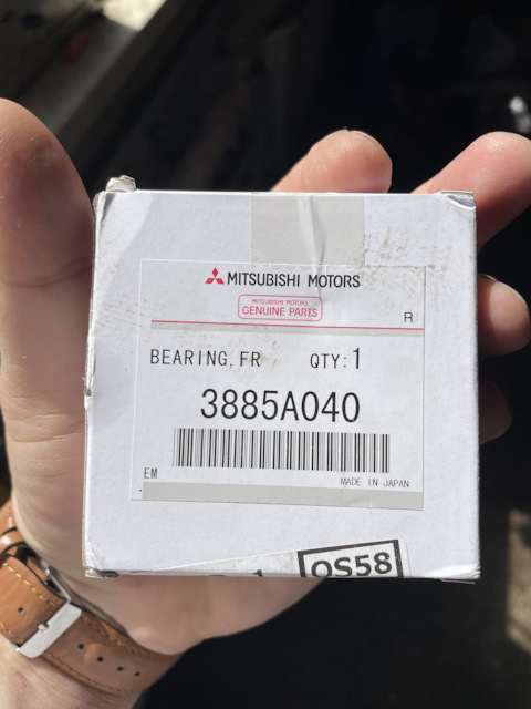 3885A040 Ремкомплект ступицы передней Mitsubishi | Запчасти на DRIVE2