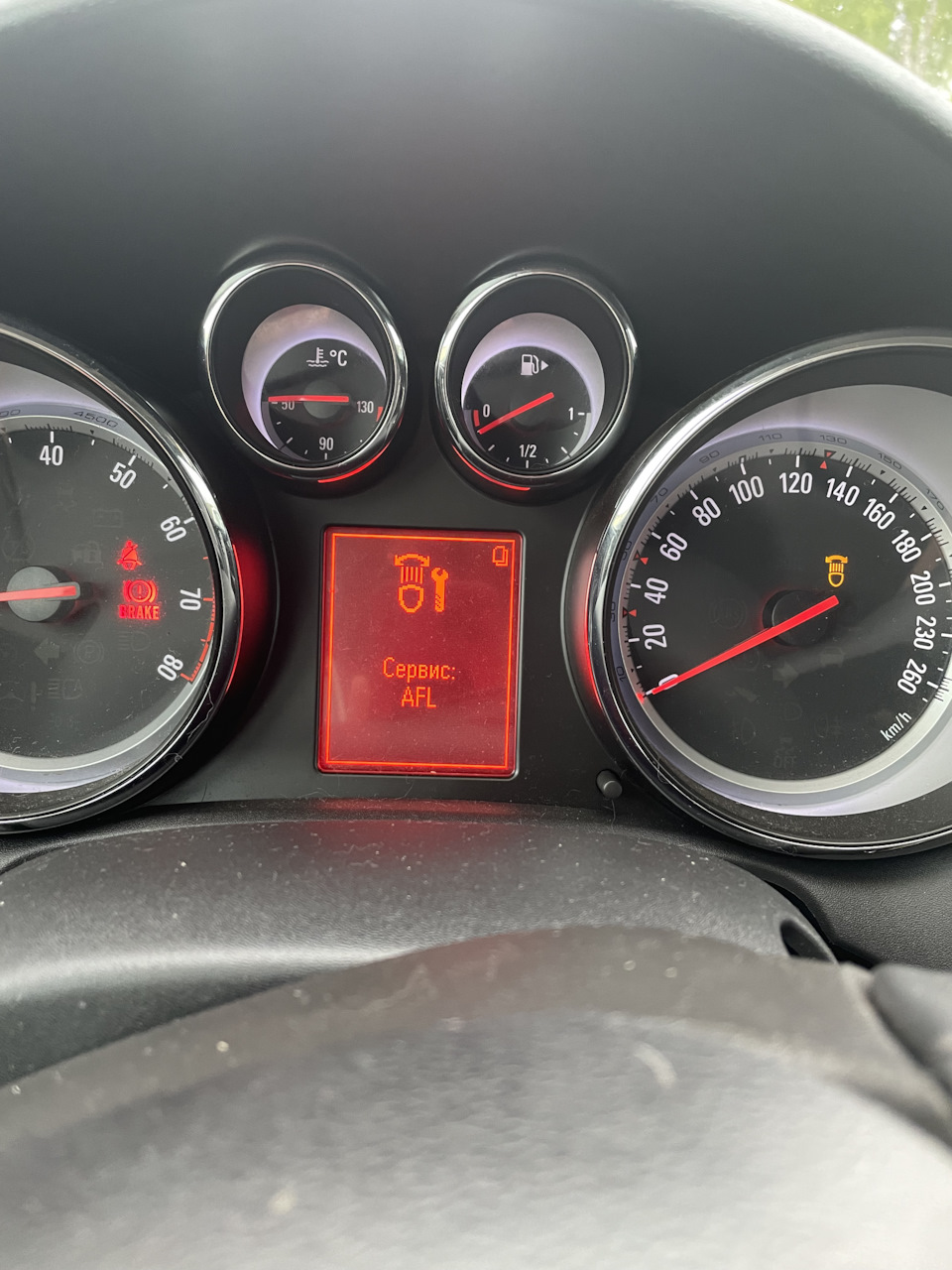 Сервис AFL, Регулировка фар не исправна обратитесь в сервис — Opel ...