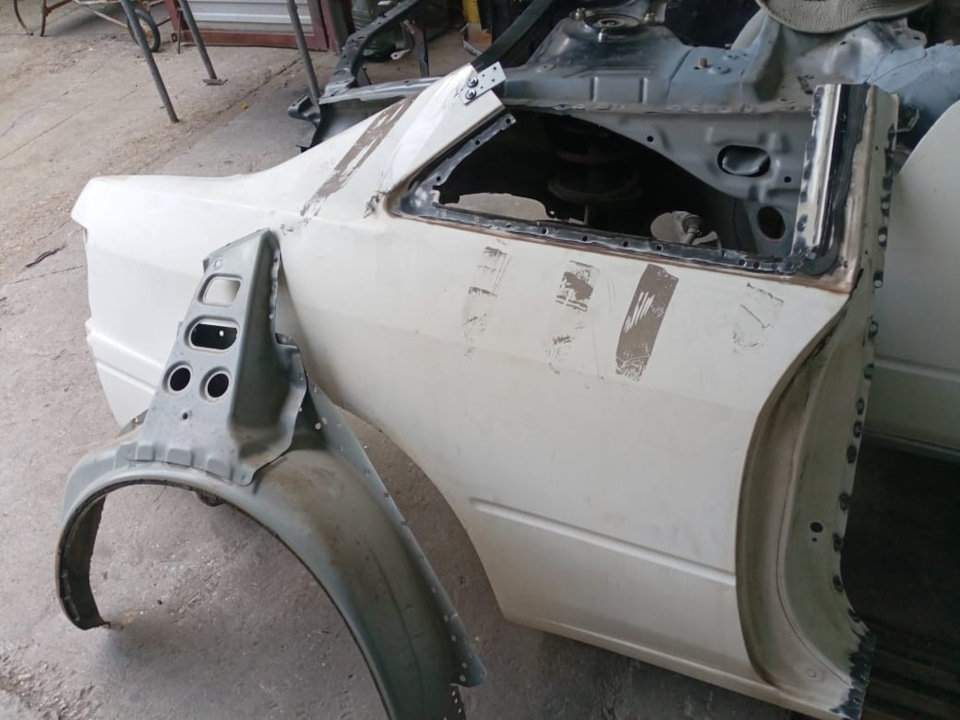 Заднее правое крыло 3 — Toyota Sprinter Trueno (110), 1,6 л, 1996 года ...