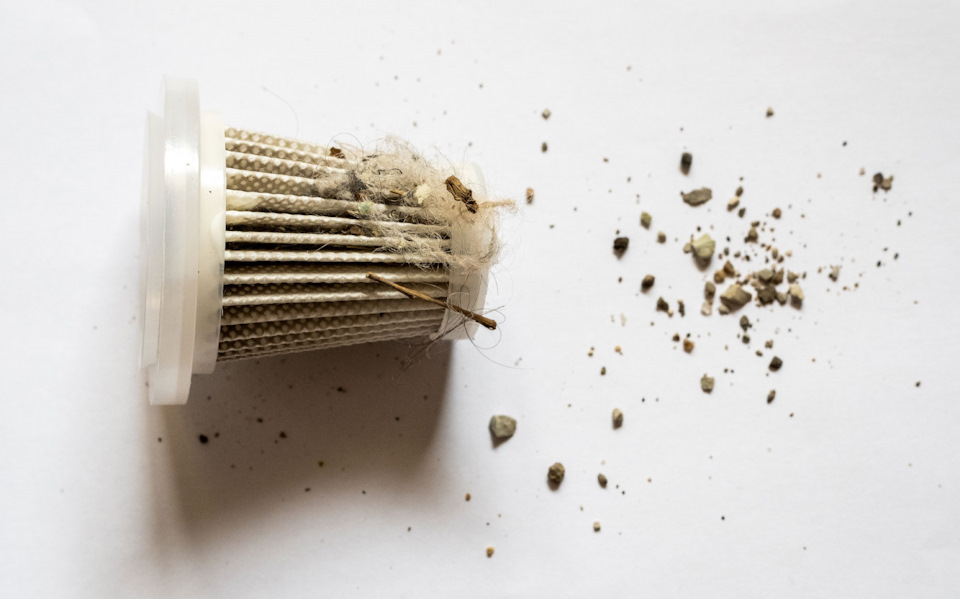 Содержимое пылесборника — Renault Kaptur (2020)