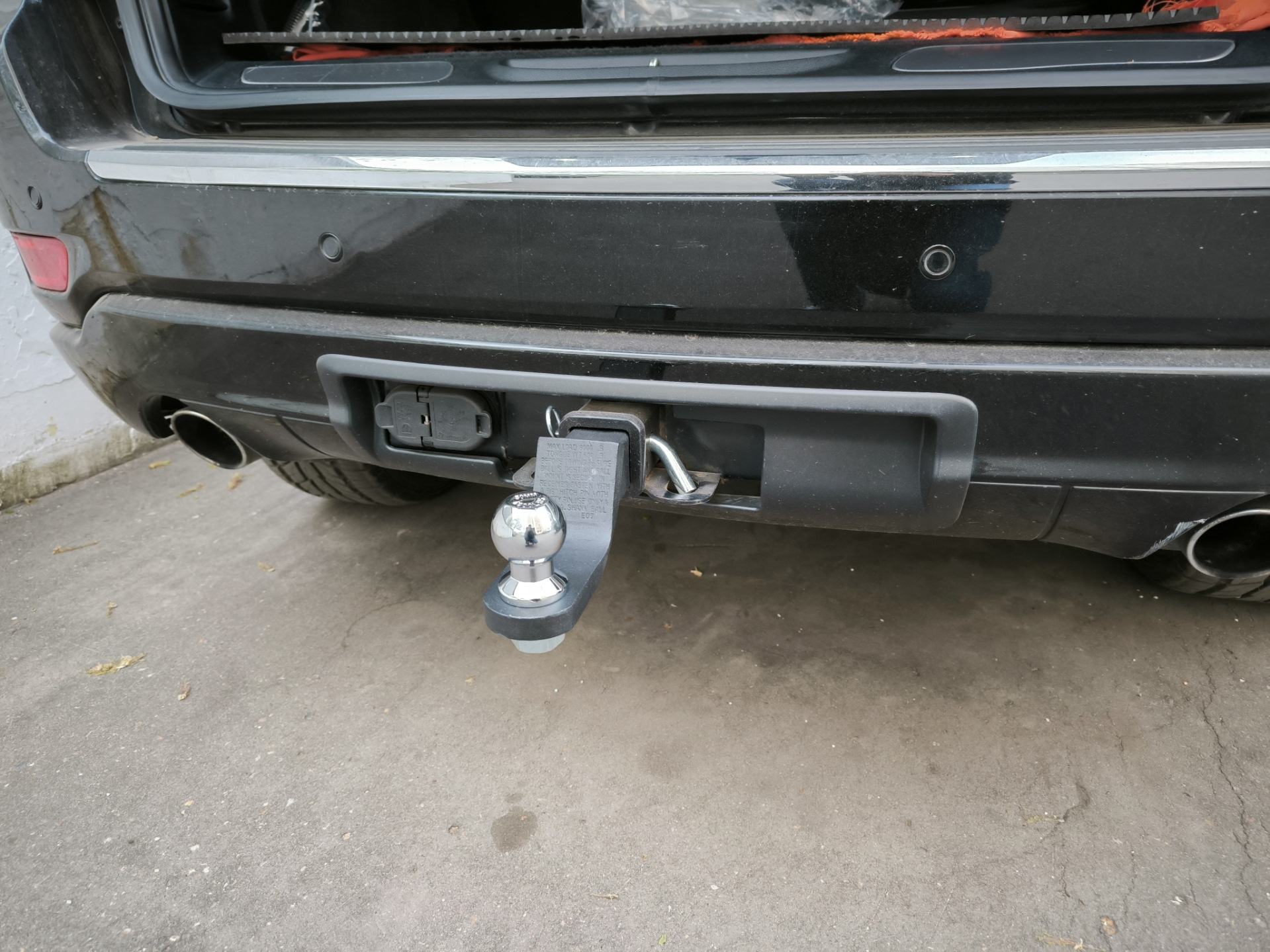 Фаркоп квадрат — Jeep Grand Cherokee (WK2), 5,7 л, 2018 года ...