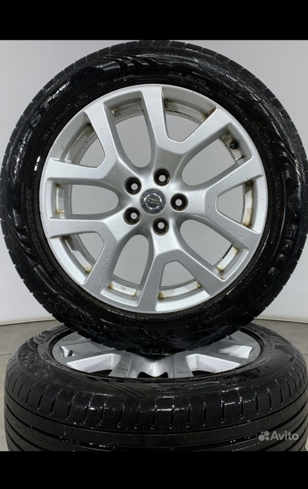 Шины летние 225/55 R18, литые диски Japan 7Jx18 ET45 5x114,3 на Nissan ...