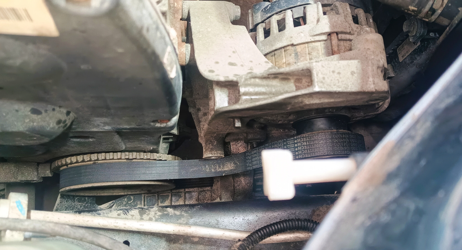 Ролик ремня генератора — Lada Гранта Лифтбек (2G), 1,6 л, 2019 года ...