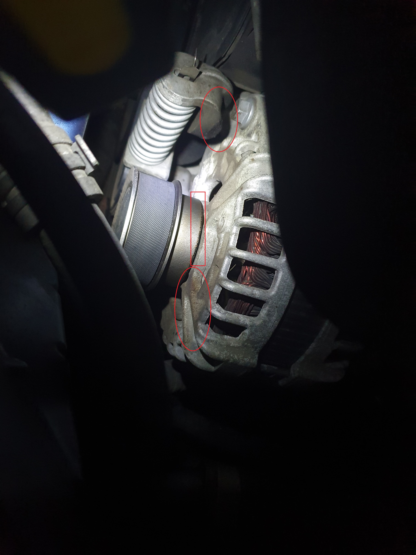 Обгонная муфта генератора — Volvo XC60 (2G), 2 л, 2019 года ...