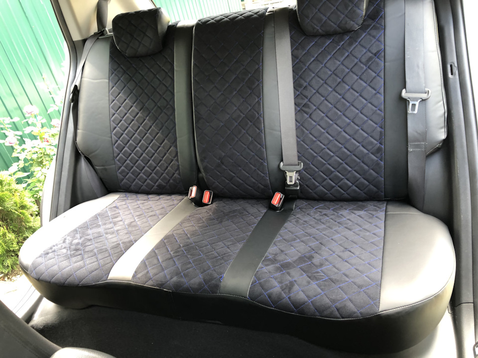 Установка чехлов+ розетка в багажник — Hyundai Creta (1G), 2 л, 2019 ...