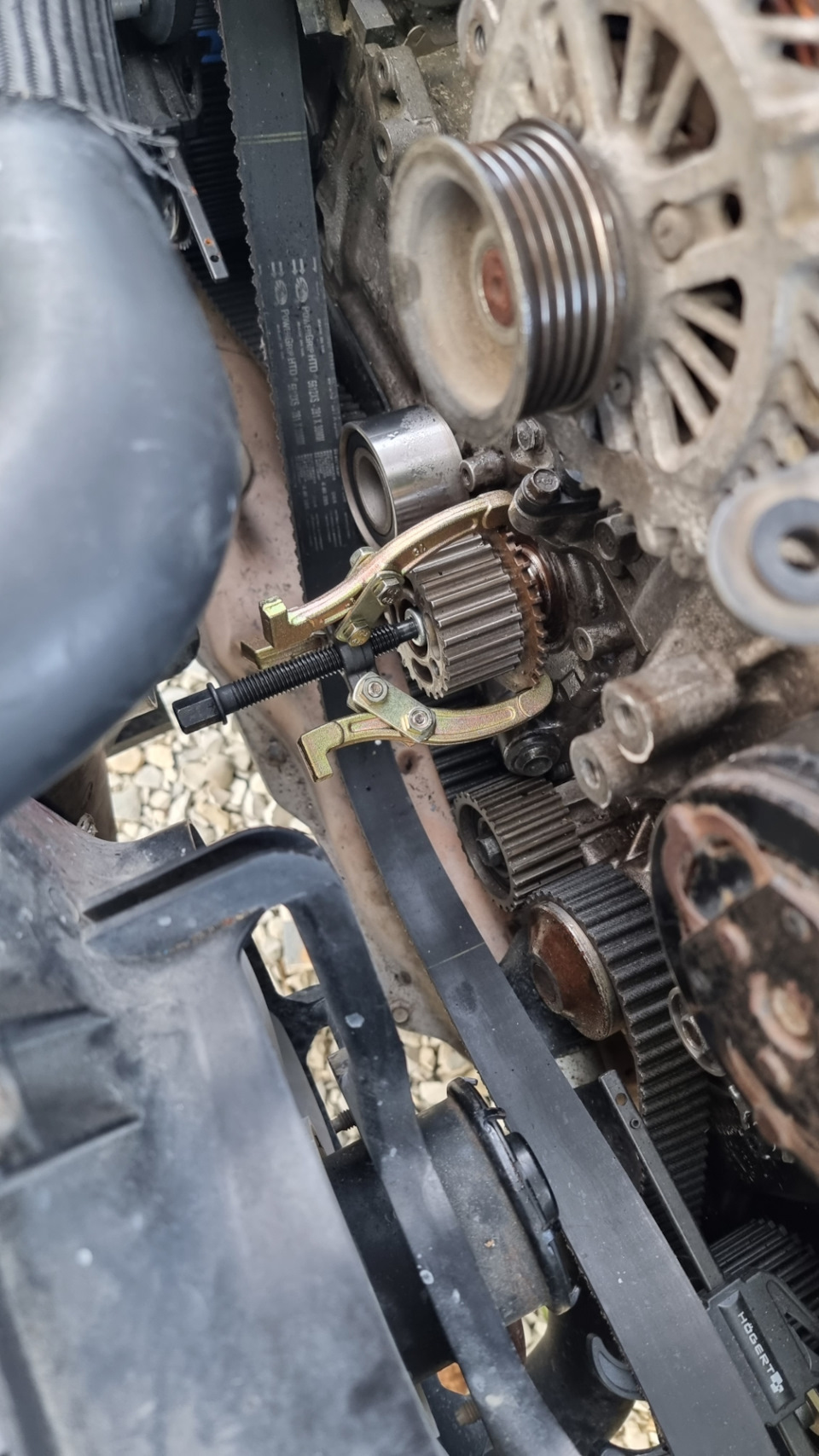 Открутился болт шкива коленвала — Subaru Forester (SH), 2 л, 2008 года ...