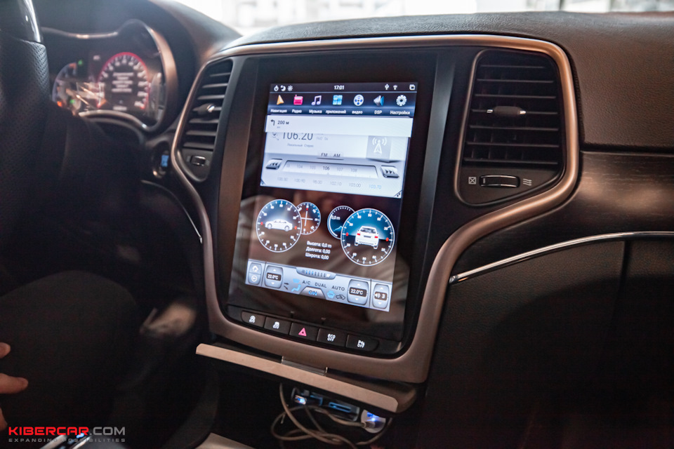 Jeep Grand Cherokee 2014: Замена Штатного Монитора На Android.