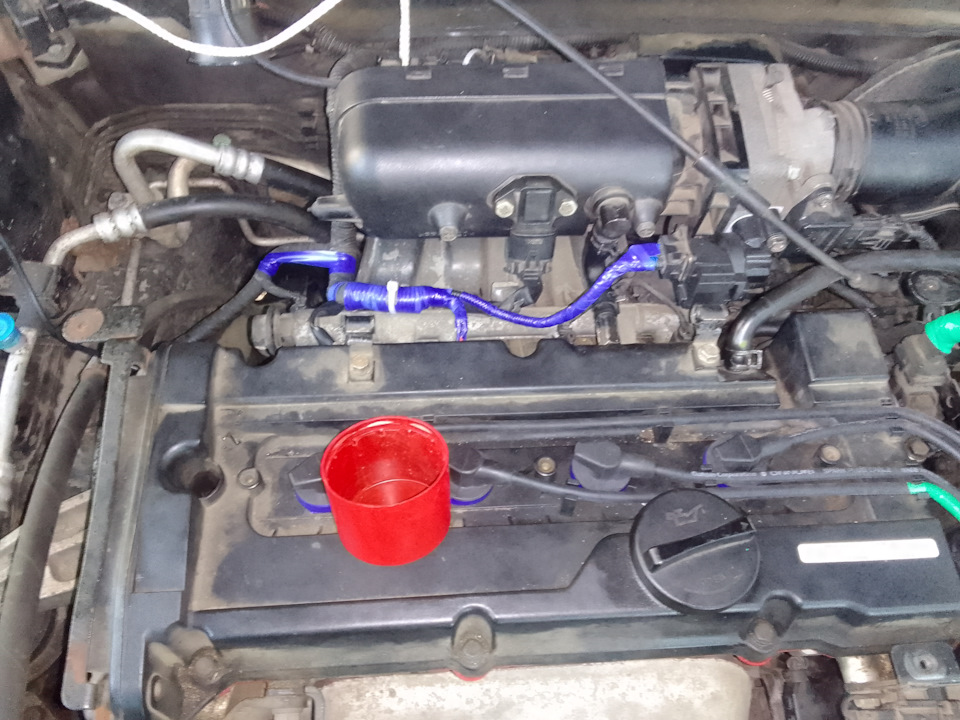 Обогрев дросселя и фишка. — Hyundai Elantra (3G), 1,6 л, 2006 года ...