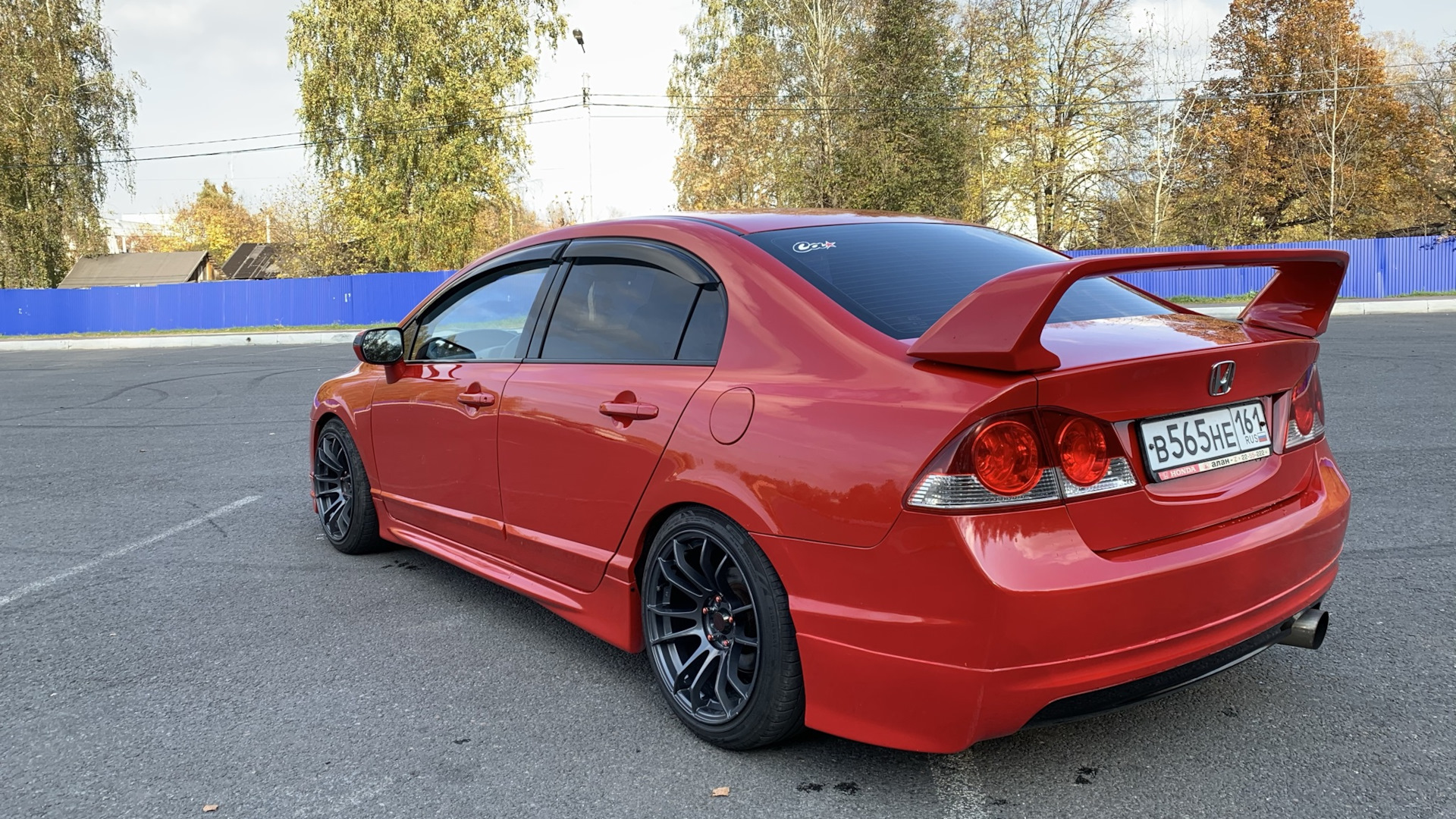 Honda Civic 4D (8G) 1.8 бензиновый 2007 | Красный Апасный на DRIVE2