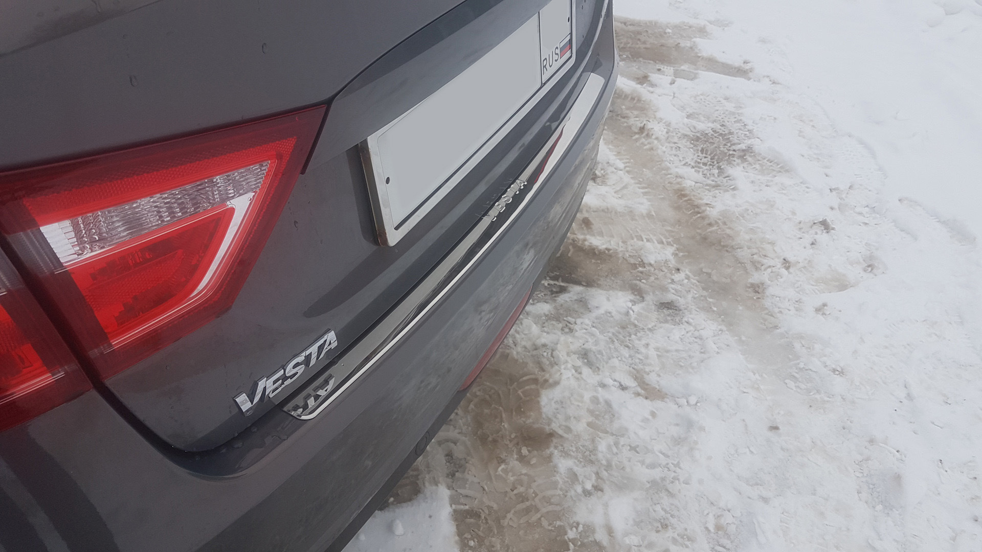 Купить Накладку На Задний Бампер Веста