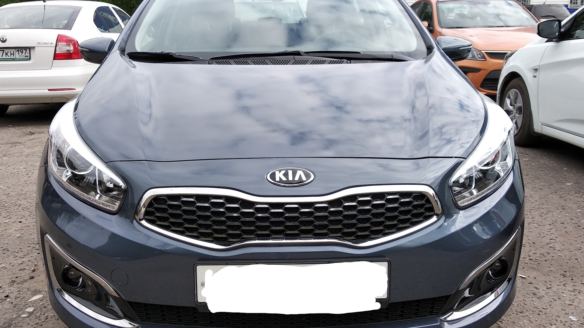 KIA Ceed (2G) 1.6 бензиновый 2018 | ПрестижНый planet blue на DRIVE2