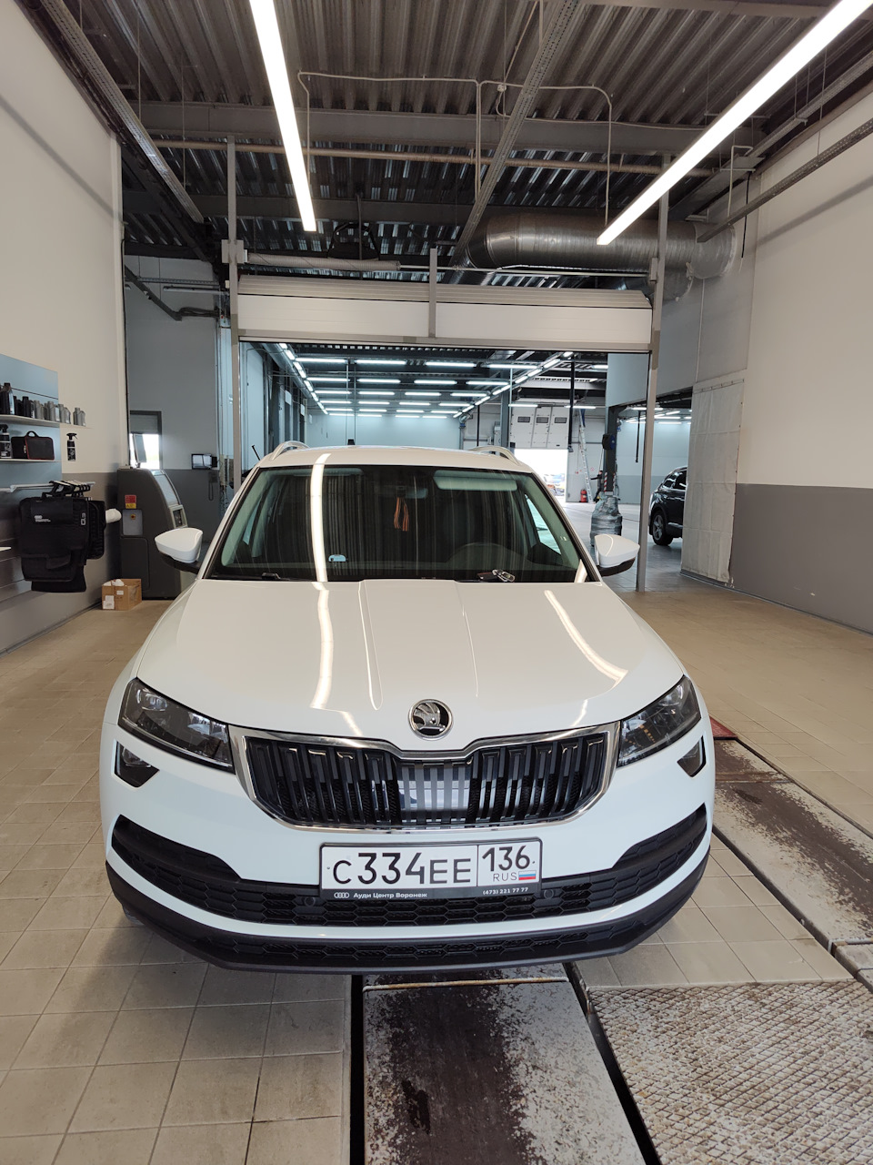 Выставление Led фар после ремонта — Skoda Karoq, 1,4 л, 2020 года | визит  на сервис | DRIVE2