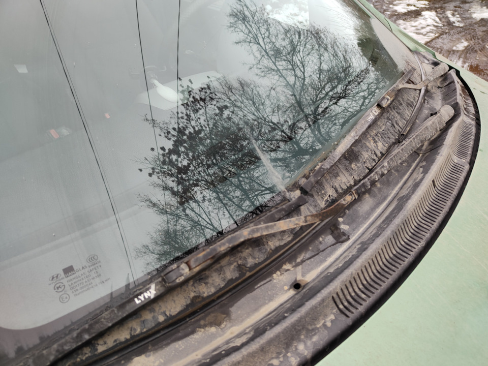 Зимние щетки + отзыв по щеткам Hella Razor — Hyundai Getz, 1,3 л, 2004 ...