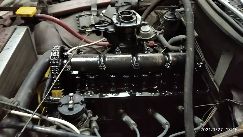 Перемерз сапун картера двигателя. — Lada 4x4 3D, 1,6 л, 1992 года ...