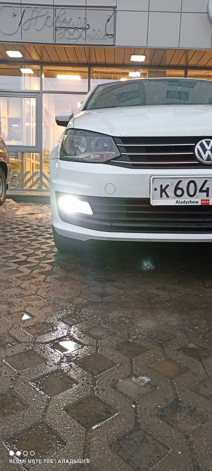 Светодиоды в ДХО Фольксваген Поло Седан. LED TIV P21W. Тизер, балка ...