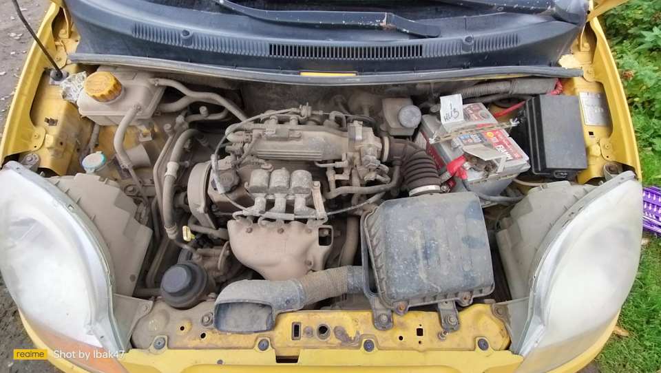 Первое ТО после покупки — Chevrolet Spark (M200/M250), 0,8 л, 2005 года ...