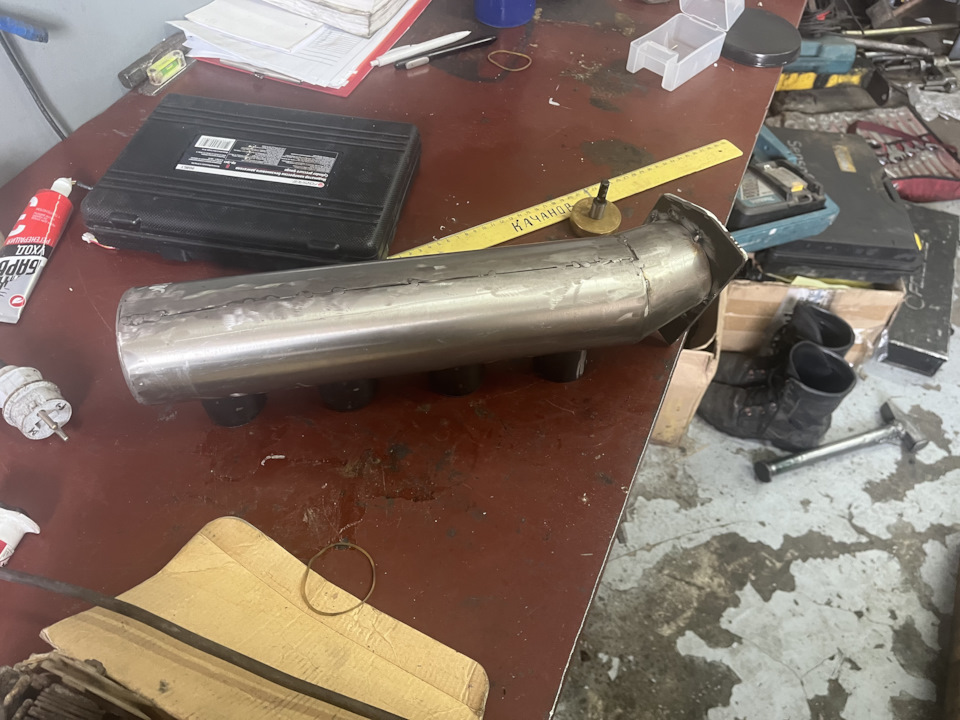 Самодельный ресивер на шеснарь — Lada 21033, 1,7 л, 1985 года | своими ...