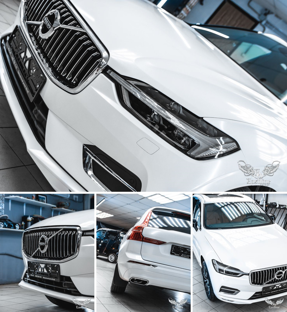 Из белого в белый. Оклейка кузова Volvo XC60 в белый перламутр. —  Eastline-Garage на DRIVE2