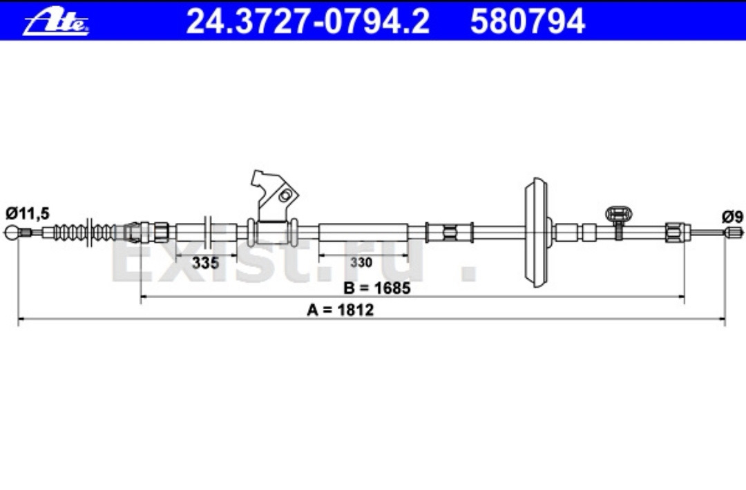 Замена тросов привода стояночного тормоза. — Opel Astra J GTC, 1,4 л ...