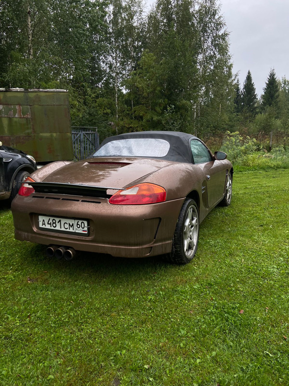 Перешивка крыши и ремней безопасности — Porsche Boxster (986), 2,5 л, 1998  года | кузовной ремонт | DRIVE2