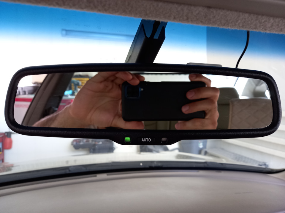 Монохромное салонное зеркало — Nissan Teana (J31), 2,3 л, 2007 года ...