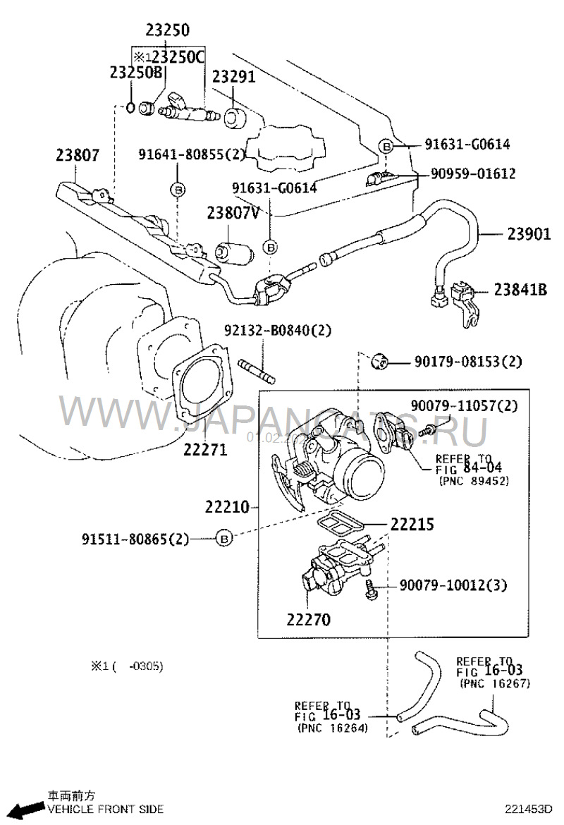 Запчасти на фото: 91631G0614, 9095901612, 9017908153. Фото в бортжурнале Toyota Matrix (1G)