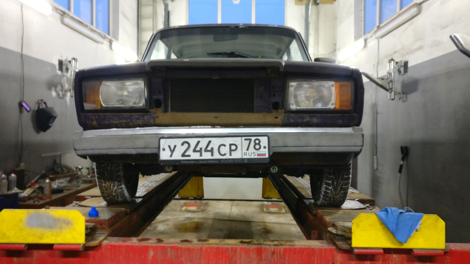 Настройка развал/схождение на сток рычагах — Lada 21074, 1,6 л, 2003 ...