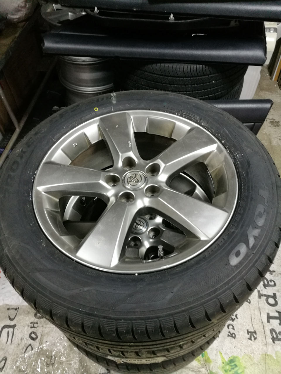 Летний комплект колес 225/60 R18 — Lexus RX (2G), 3,5 л, 2006 года | шины |  DRIVE2