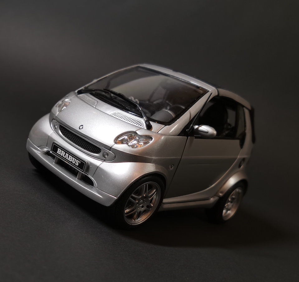 Brabus Smart ForTwo W450 2003 №KY09101S by Kyosho — Сообщество «Масштабные  Модели» на DRIVE2