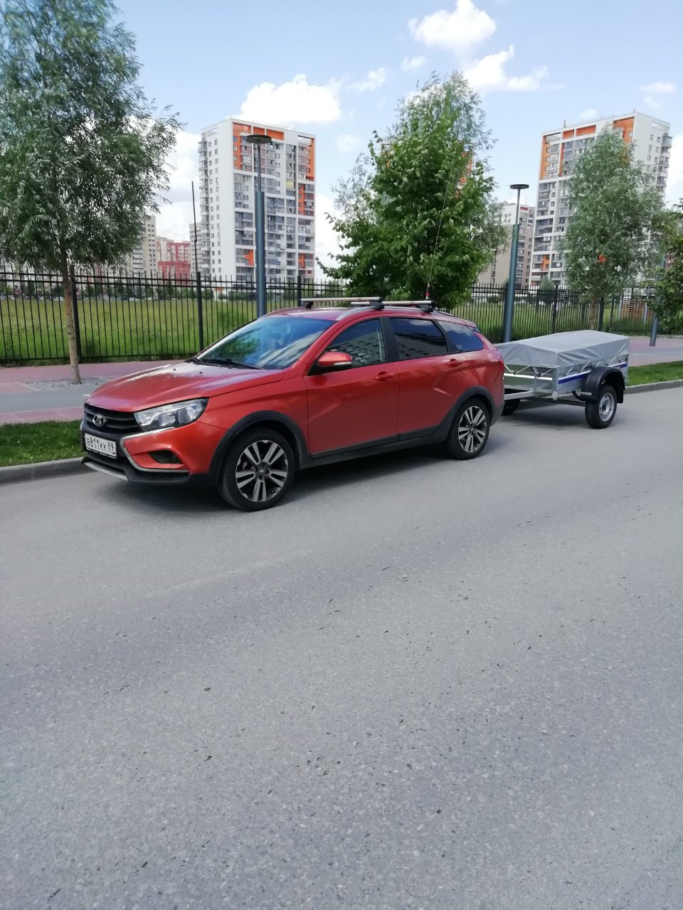 Сбылась мечта, не без приключений… — Lada Vesta SW Cross, 1,8 л, 2018 года  | другое | DRIVE2