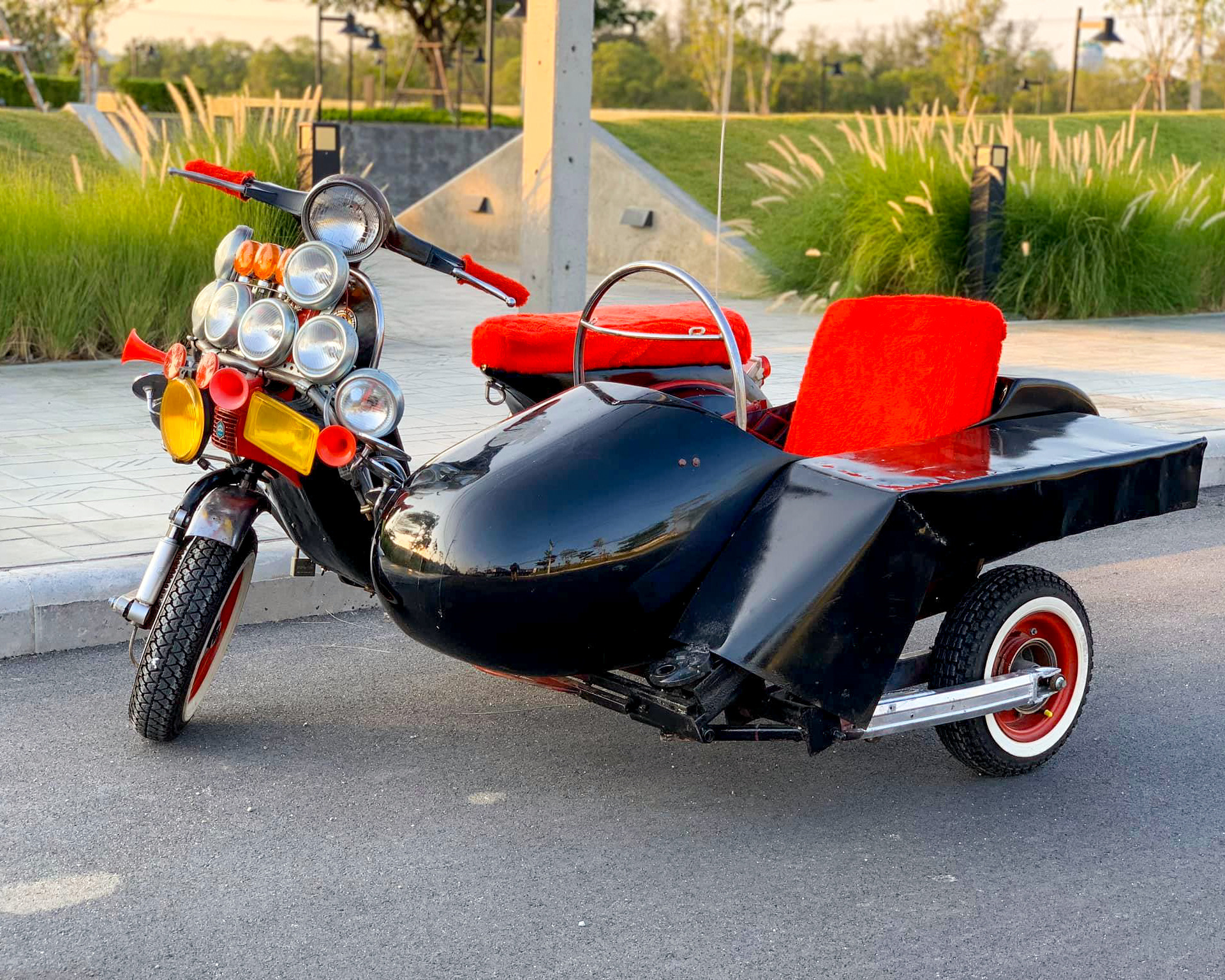 Vespa 125 с люлькой