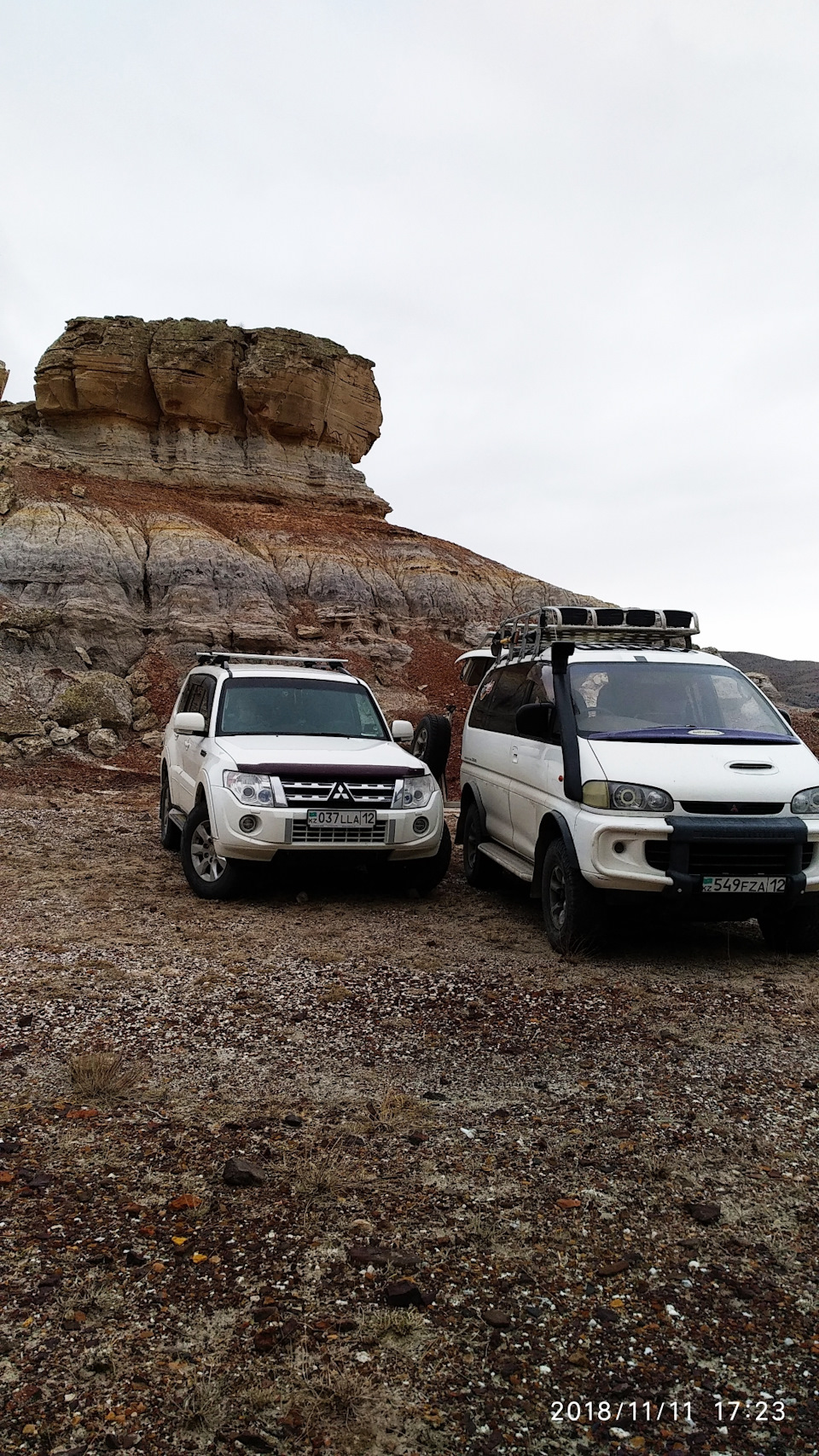 ОСЕНЬ 2018г.ВЫЕЗД В СТЕПЬ.УРОЧИЩЕ КОК-КАЛА. — Mitsubishi Pajero (4G), 3 л,  2013 года | покатушки | DRIVE2