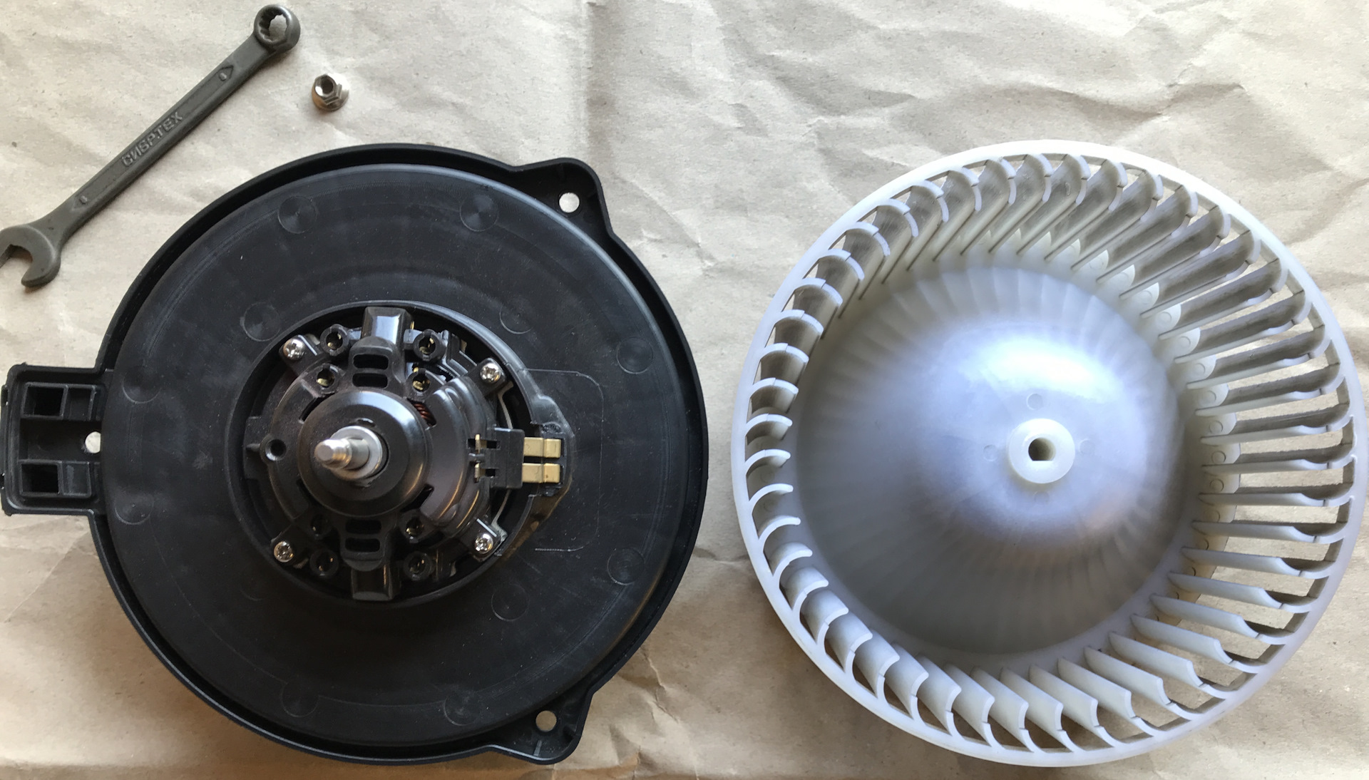 Замена подшипников электродвигателя вентилятора Quattro Freni ...