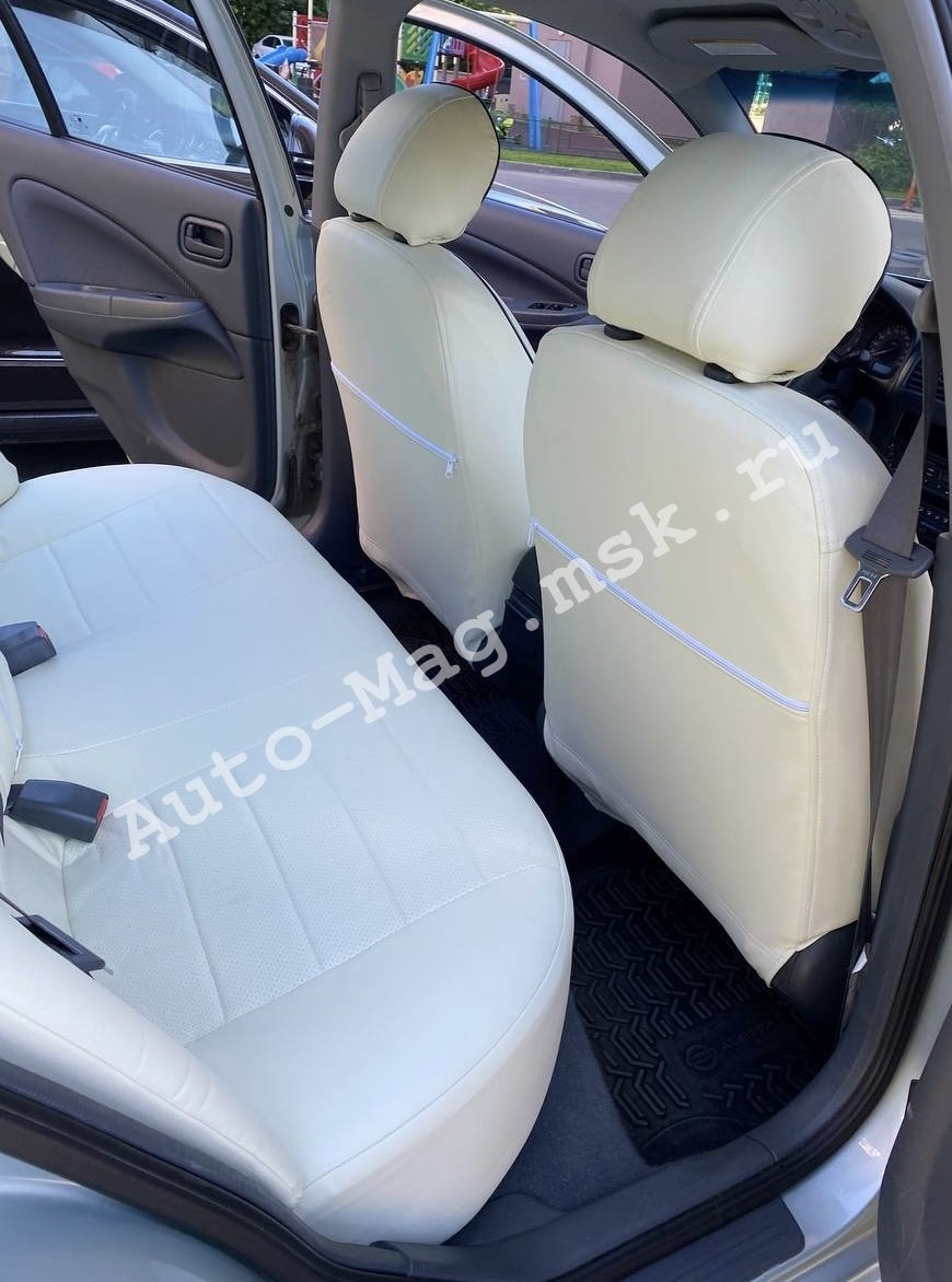 Перетянули салон Ниссан Альмера Классик чехлами из экокожи — Auto-mag ...