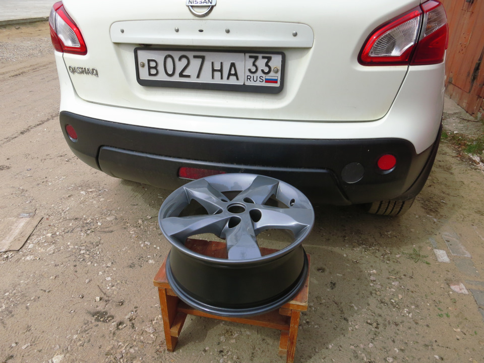 Забрал диски с покраски. — Nissan Qashqai (1G), 2 л, 2012 года ...