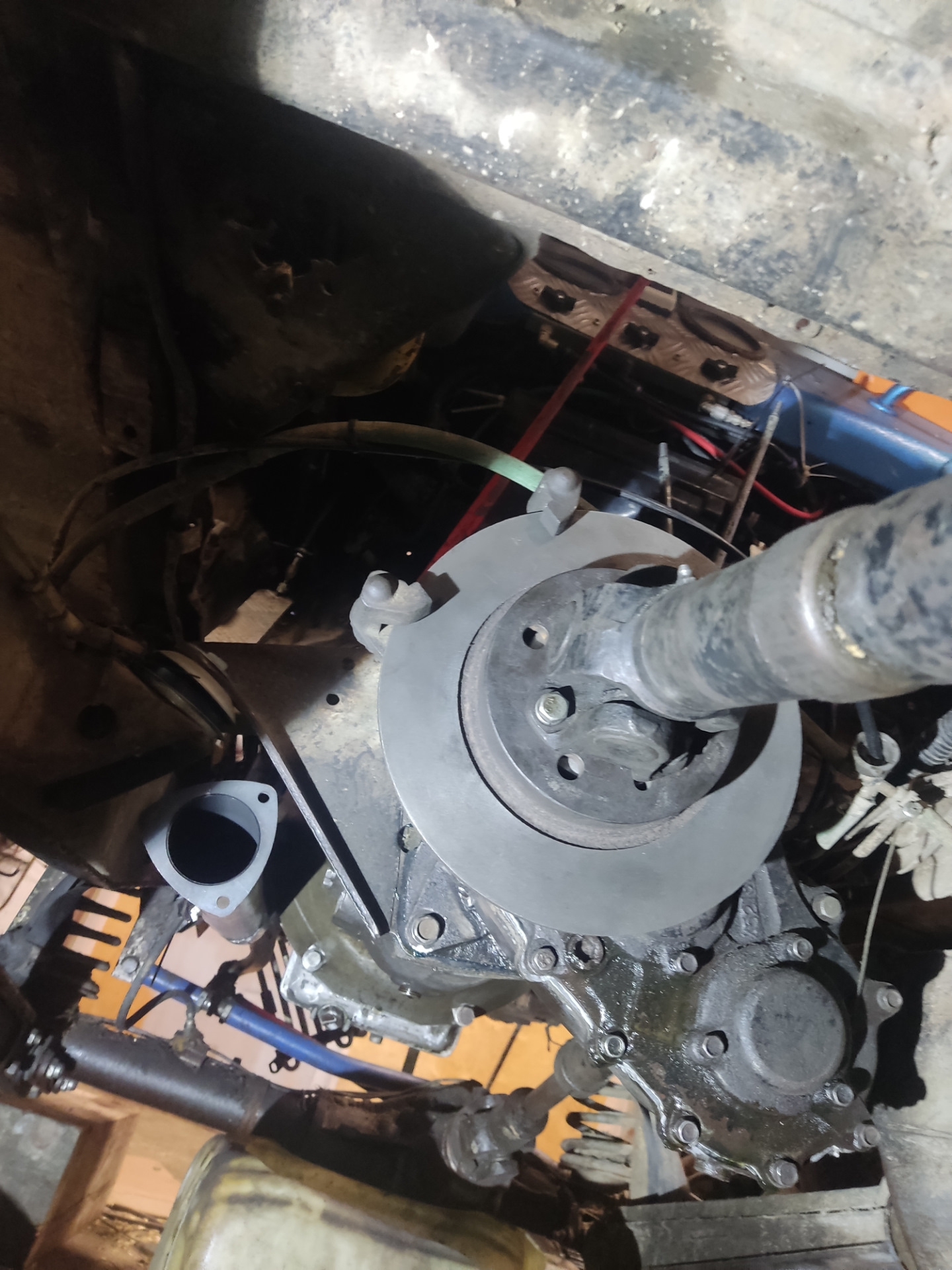 Дисковый ручник на УАЗ — УАЗ 31512, 2,7 л, 1997 года | тюнинг | DRIVE2