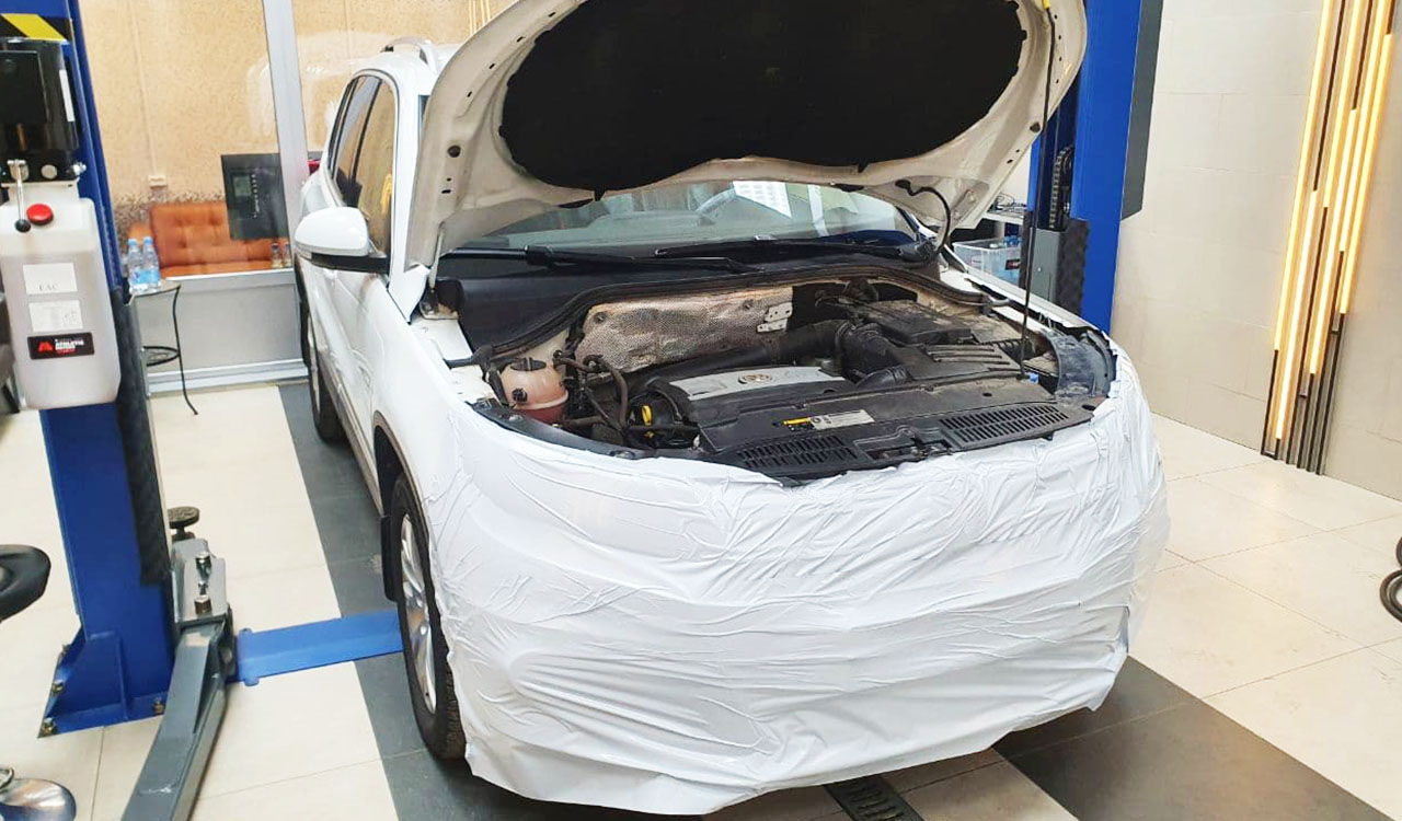 Чистка впускных клапанов от нагара на Volkswagen Tiguan 2.0 tsi GEN2 ...